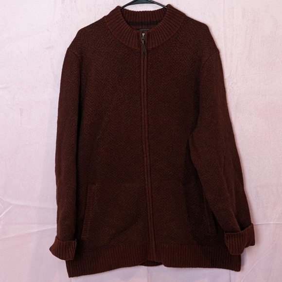 Pendleton 100% Washable Shetland Wool Full Zip Jacket size XL - Picture 1 of 7